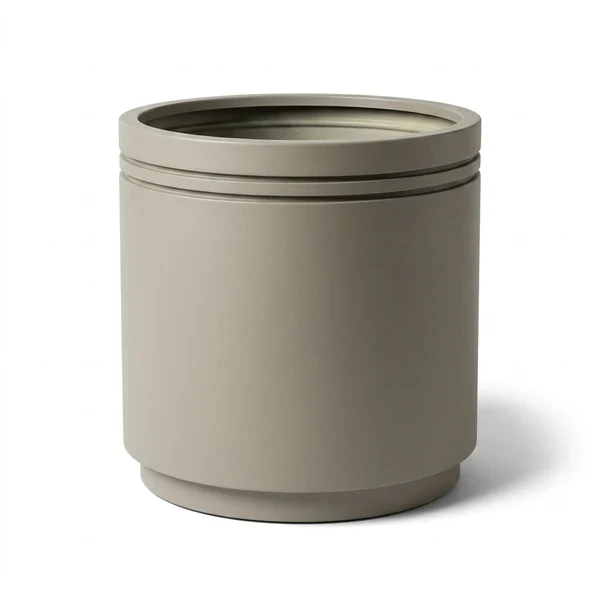 Pot INFINITY ROUND 60x60cm champagne