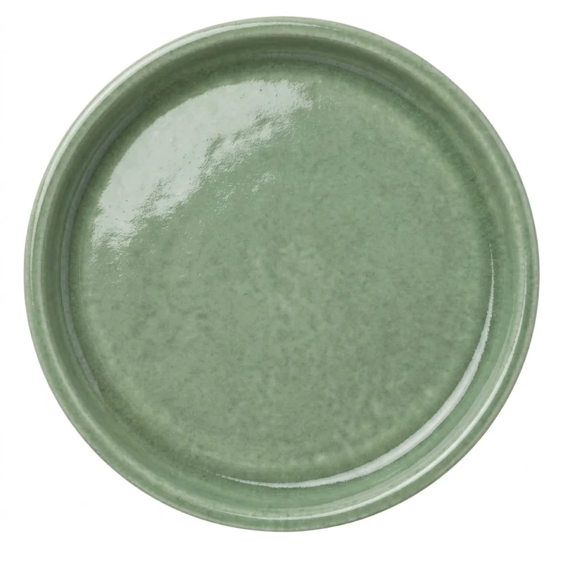 Soucoupe ronde 28cm perle de jade