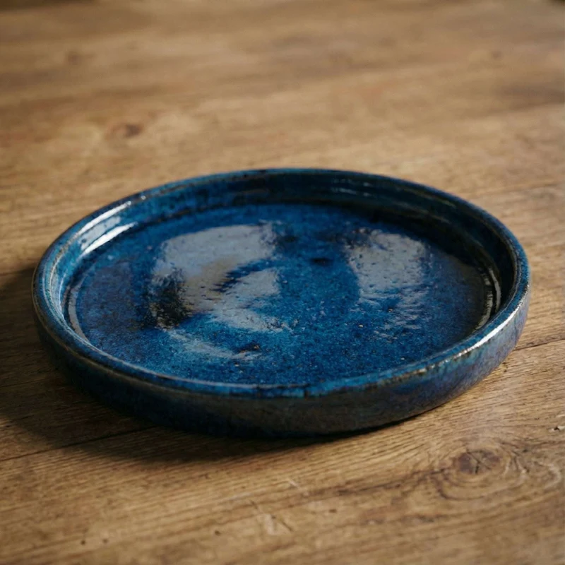 Soucoupe 44cm bleu azur