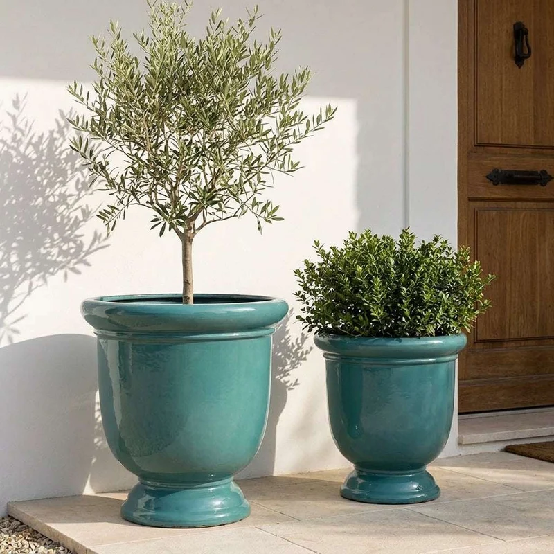 Pot TITAN 53x55cm jade