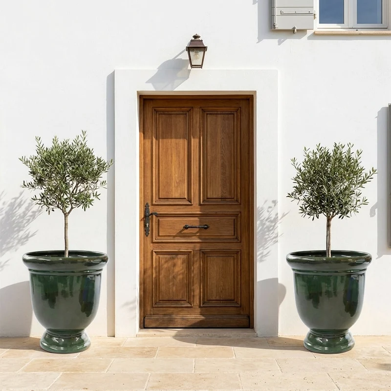 Pot TITAN 72x75cm vert tropical