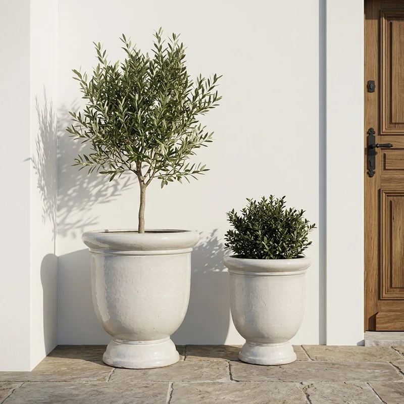 Pot TITAN 72x75cm crème