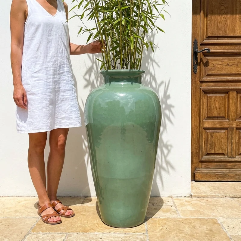 Pot JUPITER 40x83cm jade