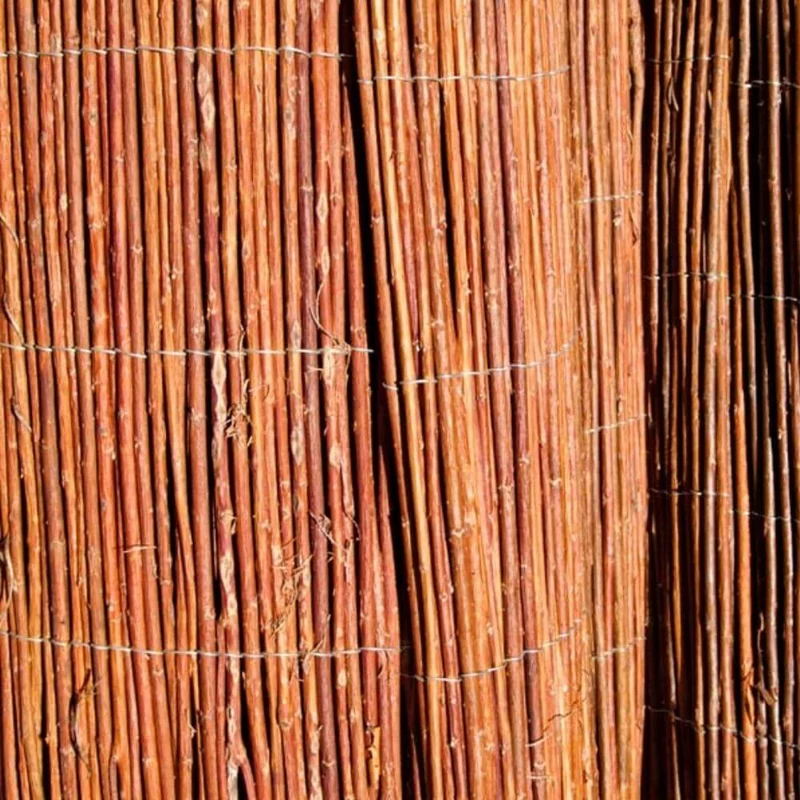 Mimbre Natural para vallas. Rollo 2x5m