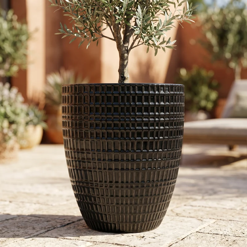 Pot VERNE 41x55cm noir