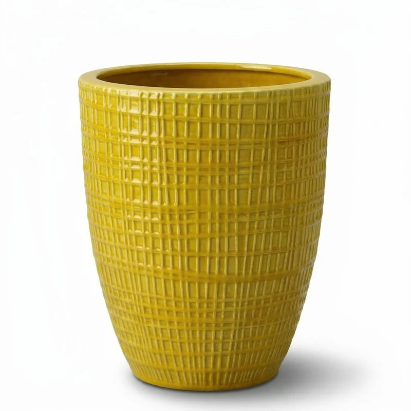 Pot VERNE 32x40cm jaune