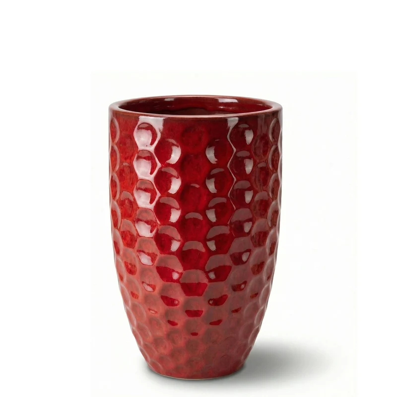 Pot MEROVEE 30x45cm rouge tropical