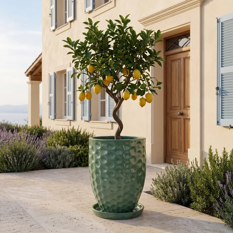 Pot MEROVEE 42x55cm jade