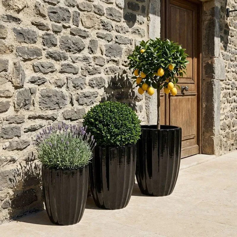Pot HUGO 36x50cm noir