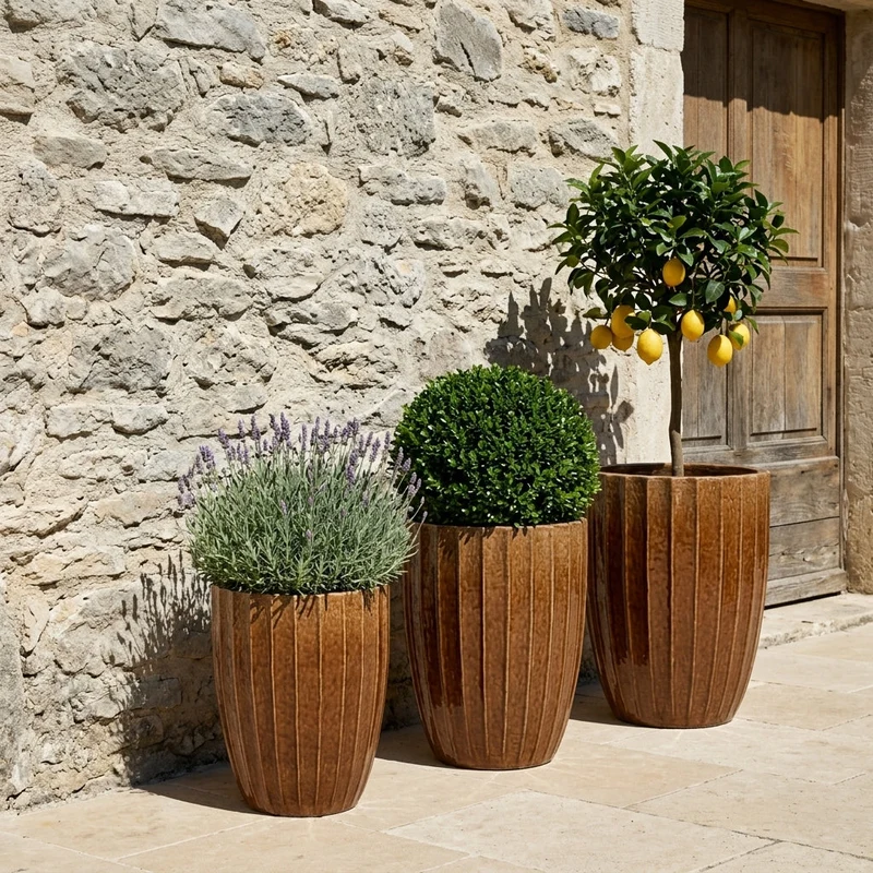 Pot HUGO 44x59cm écorce