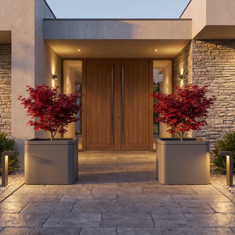 Pot INFINITY SQUARE 80x60cm anthracite