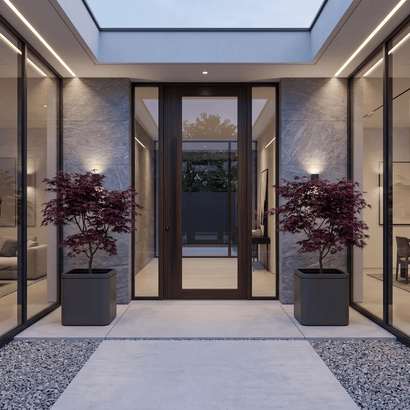 Pot INFINITY SQUARE 60x60cm anthracite