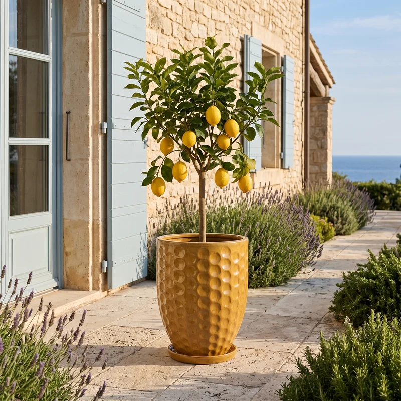 Pot MEROVEE 42x55cm miel ambré