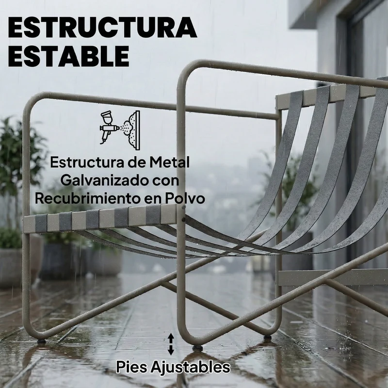 Outsunny Conjunto de Jardín Exterior de 4 Piezas, Muebles Jardín Exterior con Sofá de 2 Plazas, 2 Sillones, Mesa de Vidrio Templado, Cojines Gruesos, para Terraza, Rosa