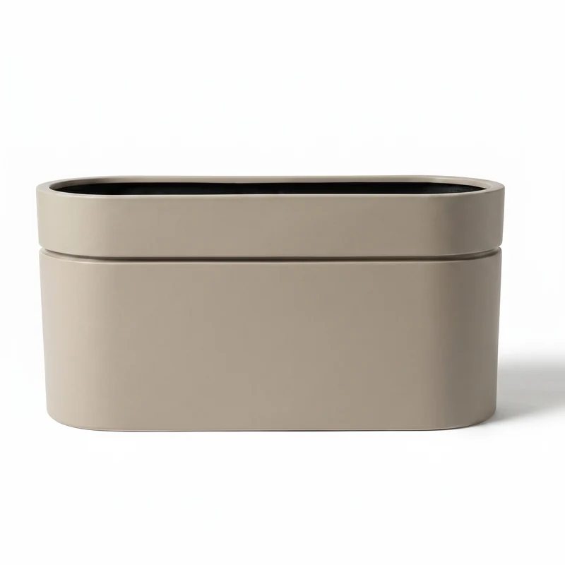 Jardinière INFINITY LINE 120x40x60cm champagne