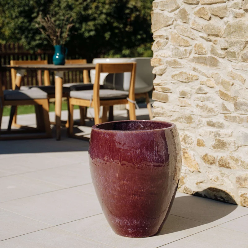 Pot POSEIDON2 46x55cm violet clair