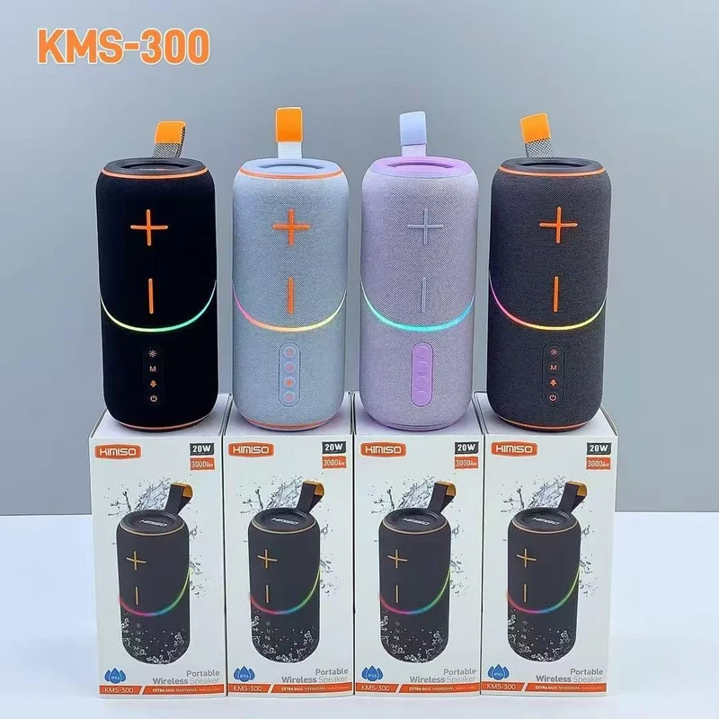Altavoz Bluetooth KMS-300 TWS con Sonido Estéreo Potente