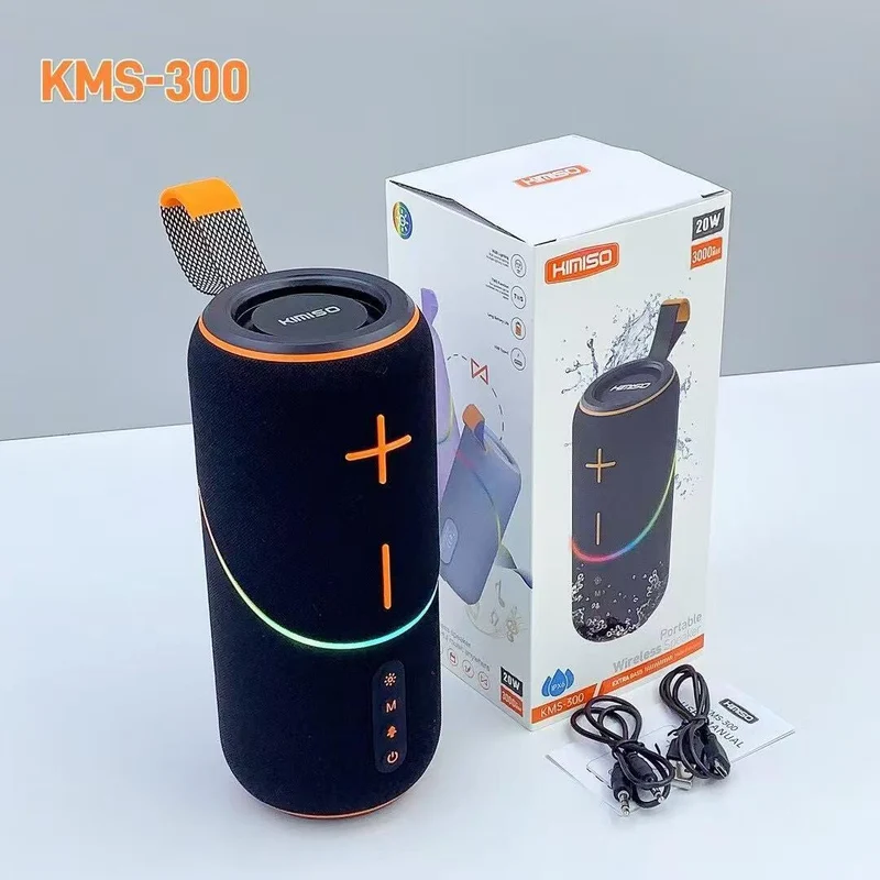 Altavoz Bluetooth KMS-300 TWS con Sonido Estéreo Potente