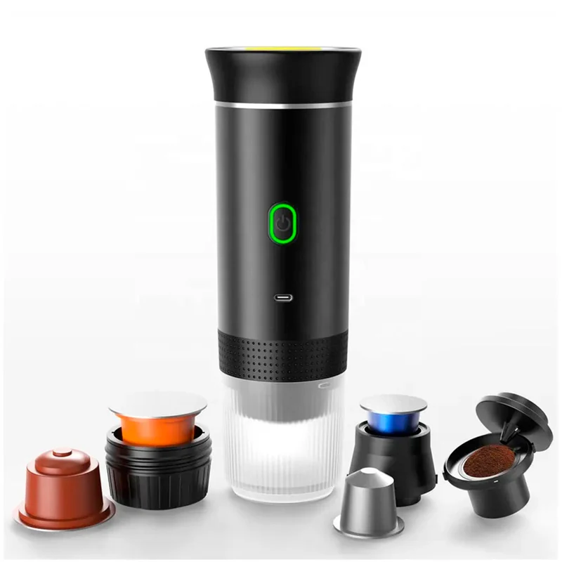 Cafetera Expresó Portátil Capsulas 3 en 1 Compatible con Nespresso Dolce Gusto y Café Molido