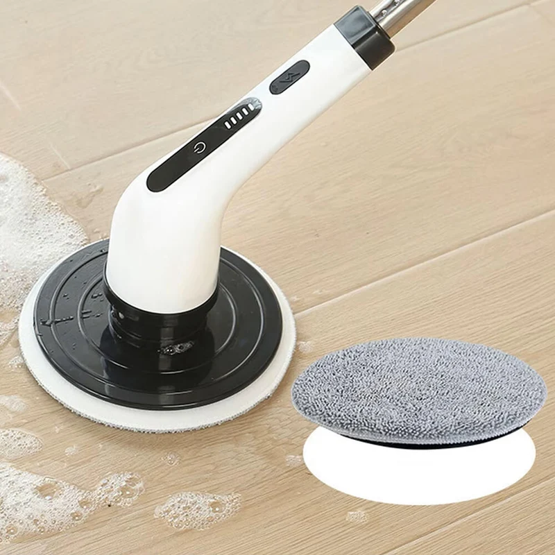 Cepillo de limpieza eléctrico giratorio con 9 cabezales para baño, cocina y coche