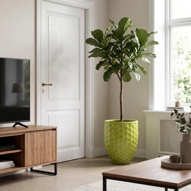 Pot Merovee 42x55cm vert olive