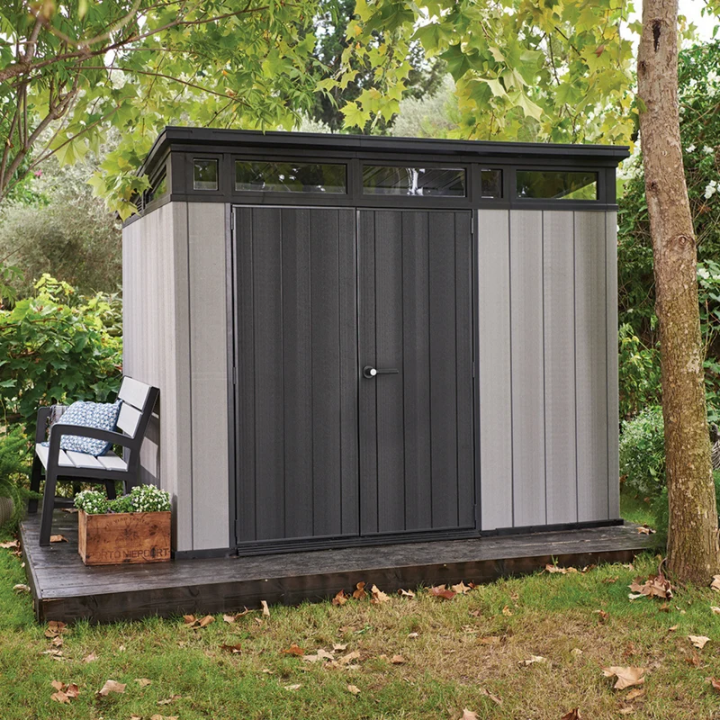 Abri de jardin ARTISAN 9x7 Gris