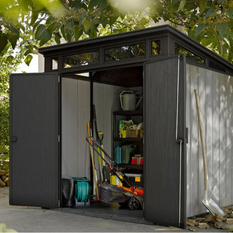 Abri de jardin ARTISAN 7x7 Gris