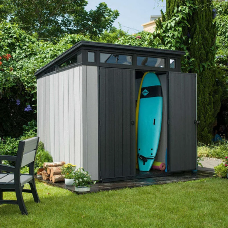 Abri de jardin ARTISAN 7x7 Gris