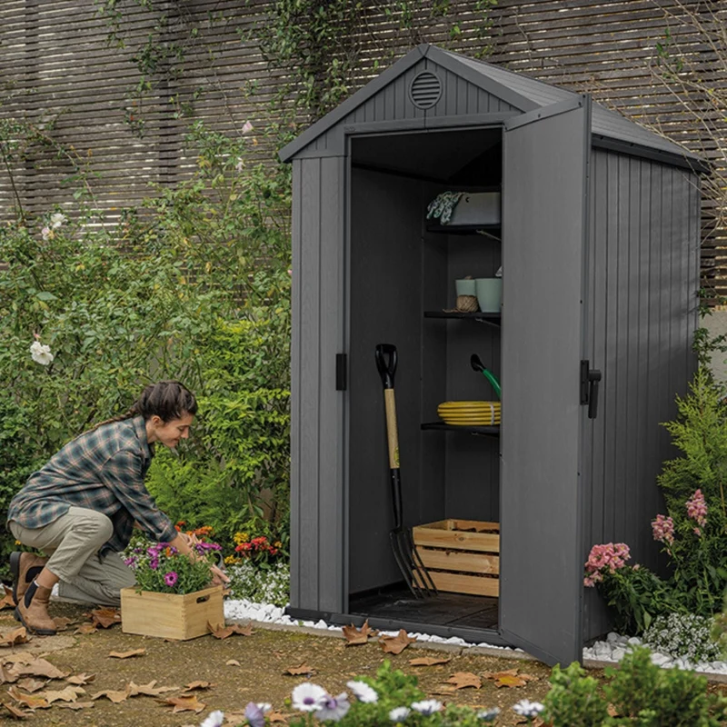 Abri de jardin DARWIN 4x4 Gris