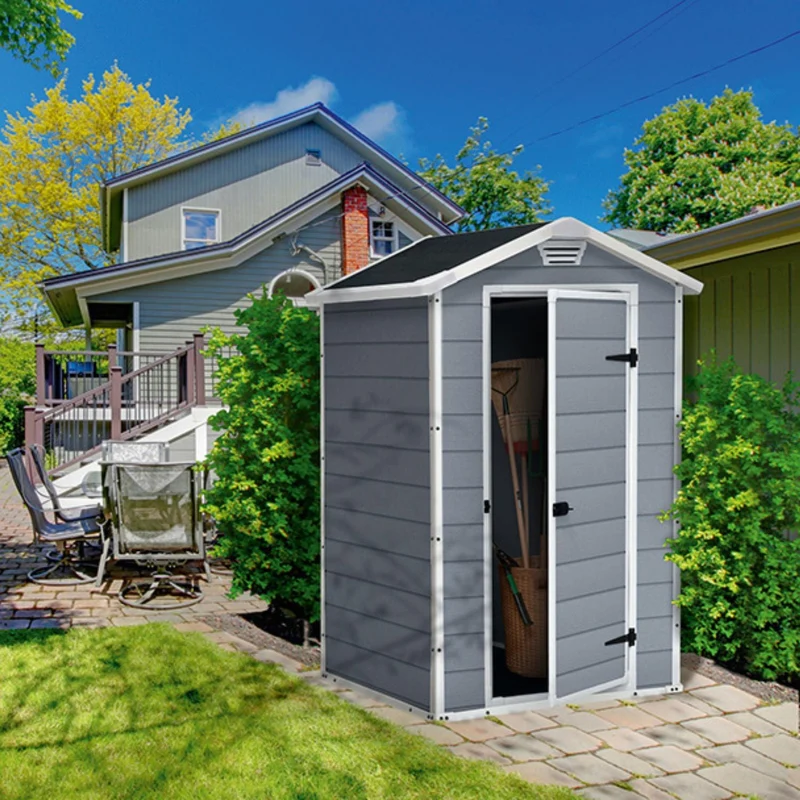 Abri de jardin MANOR 4x3, Gris