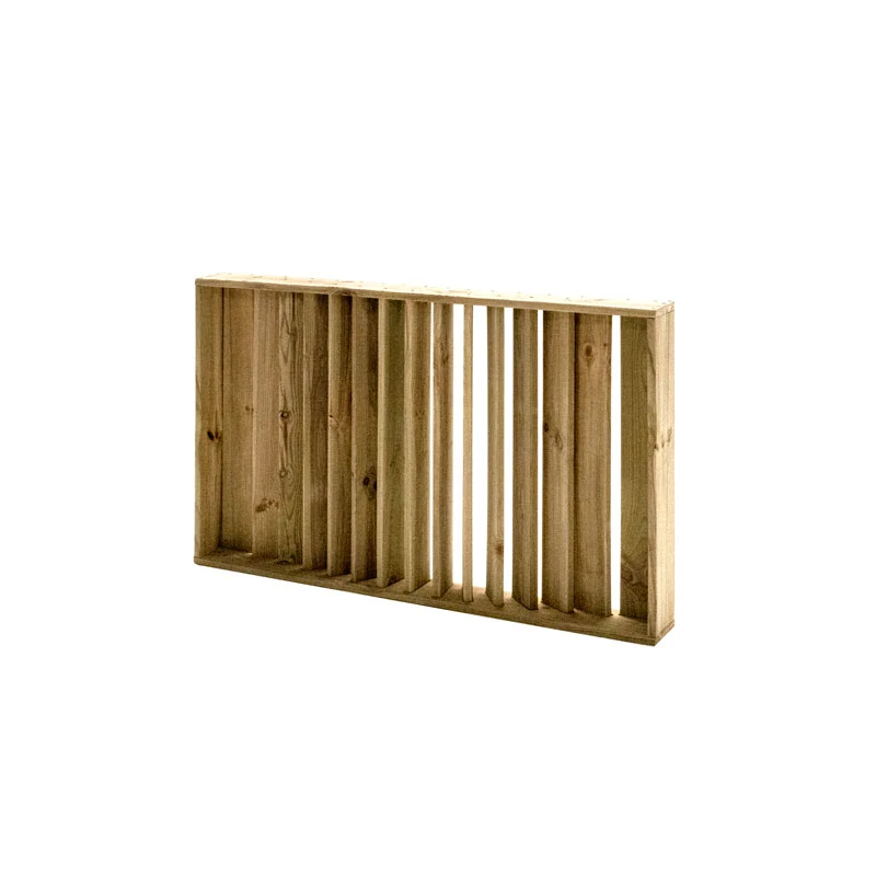 Barandilla fija de madera 120x12x75