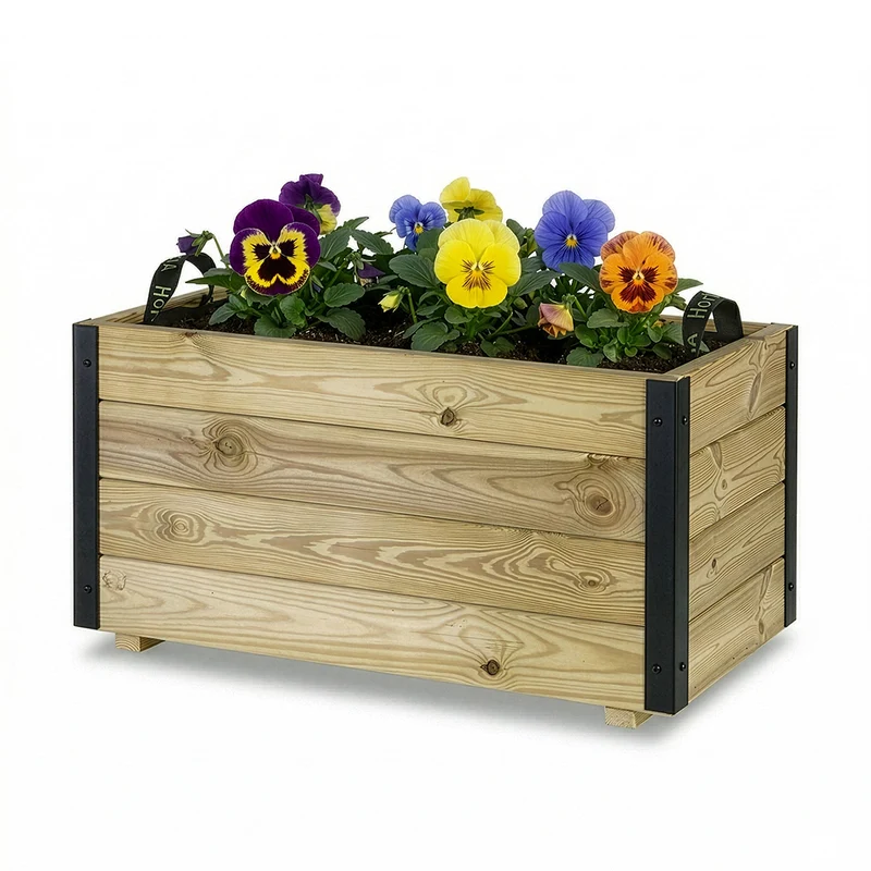 Jardinera rectangular Ghio 80x40x40