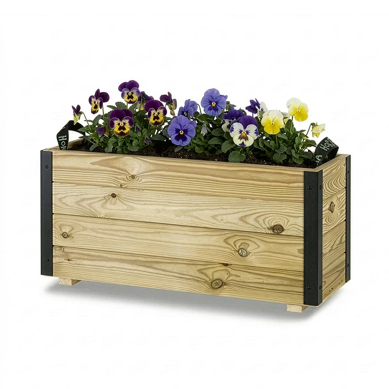 Jardinera rectangular Ghio 80x30x40