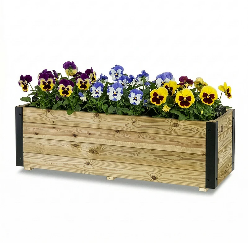 Jardinera rectangular Ghio 120x45x40