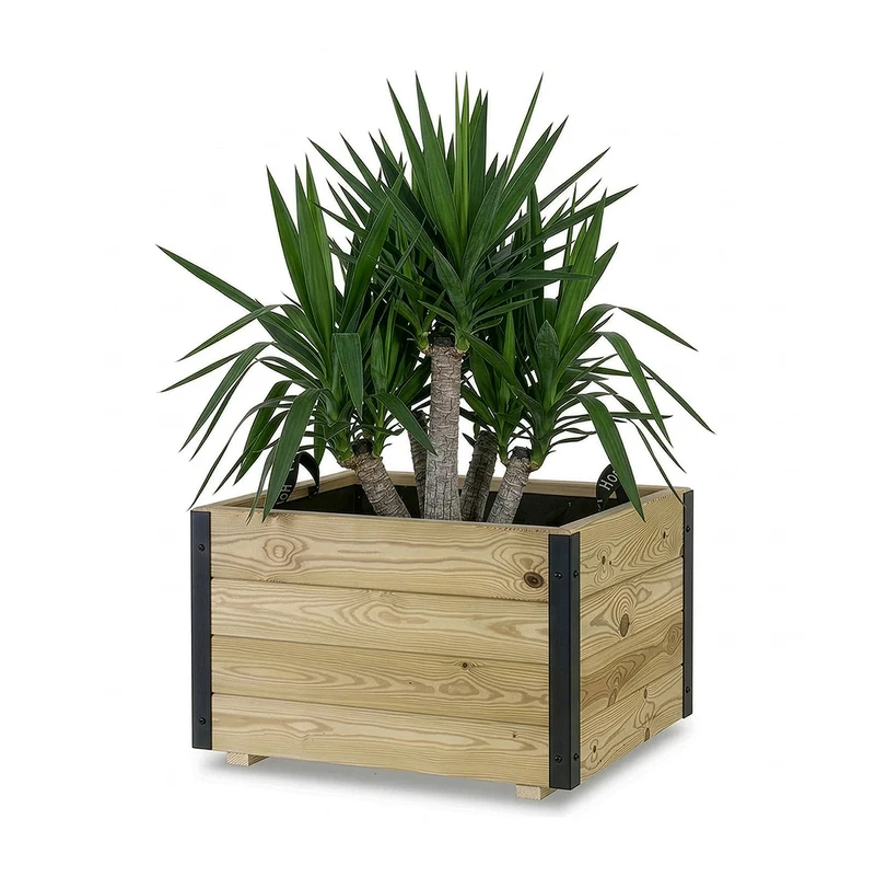 Jardinera cuadrada Pun 60x60x40