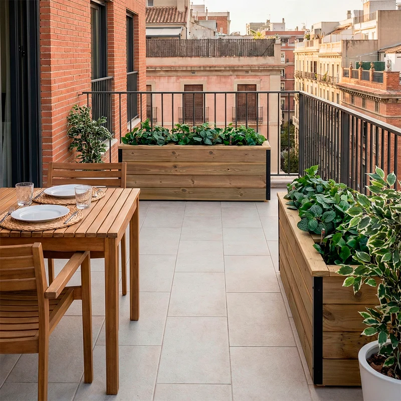 Jardinera Nidum Basic autorriego 110x40x40