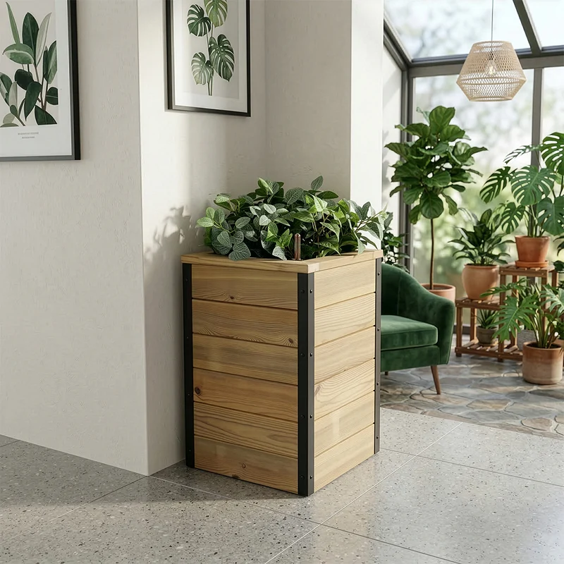 Jardinera Nidum autorriego 40x40x60