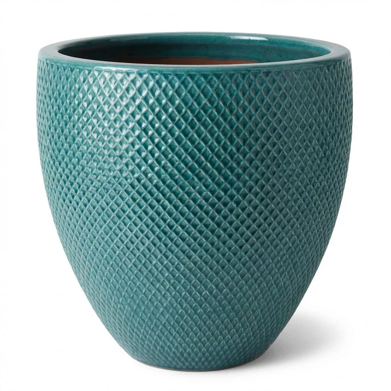 Pot SIGNAC 38x44cm turquoise