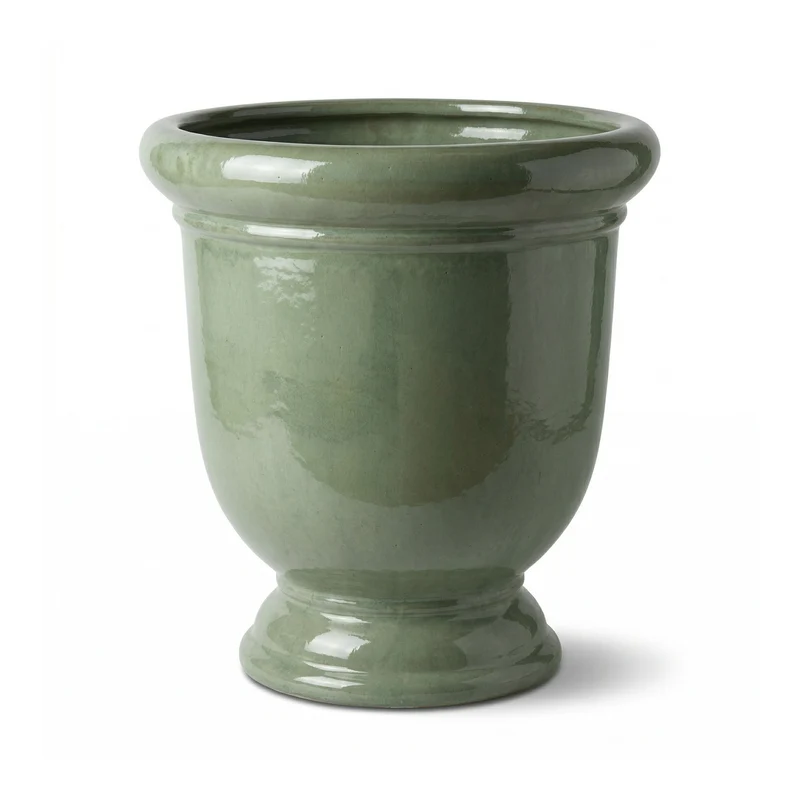 Pot TITAN 53x55cm perle de jade