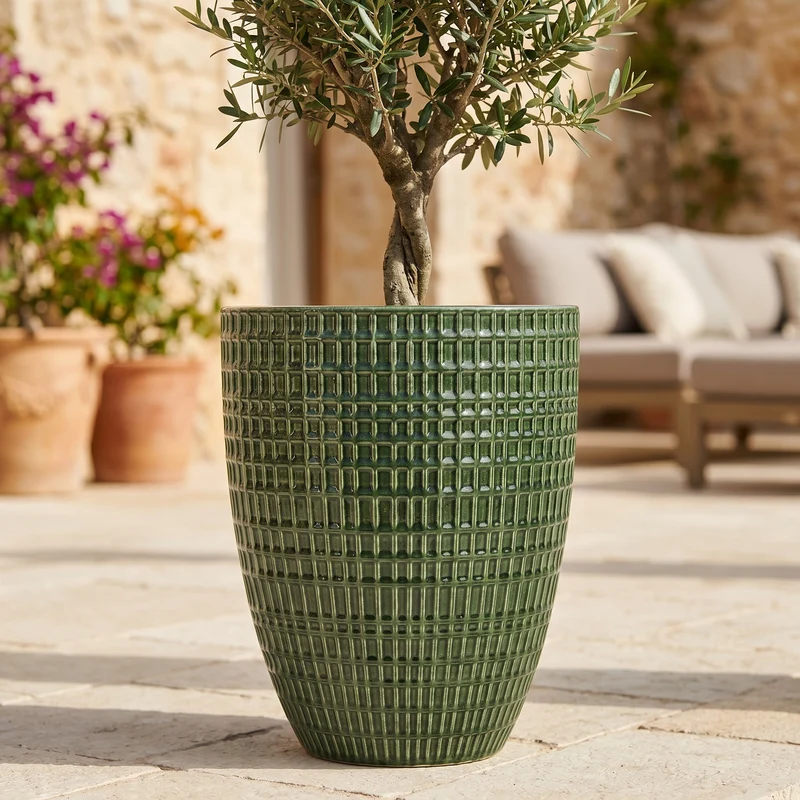 Pot VERNE 32x40cm vert jungle