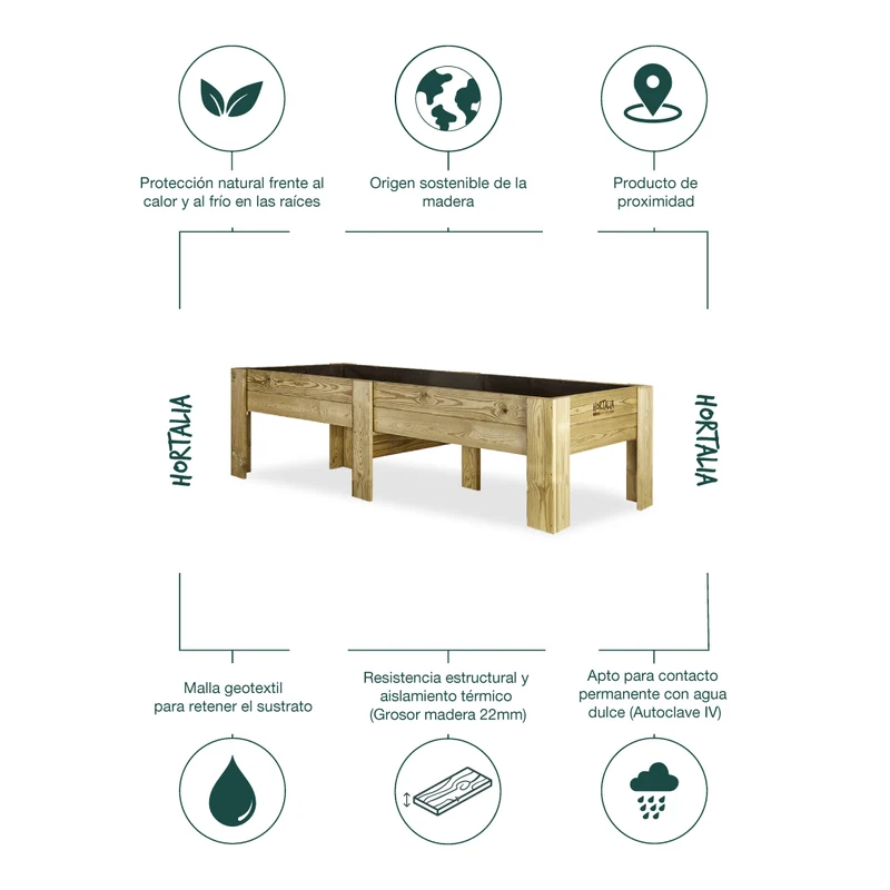 Mesa de cultivo Gardenbrico XXL40