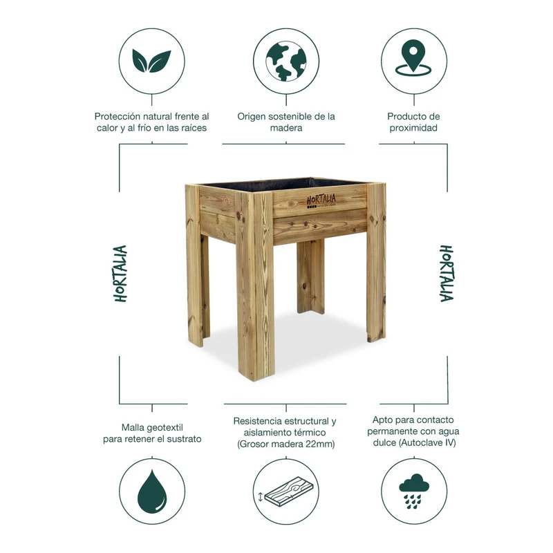 Mesa de cultivo Gardenbrico M80