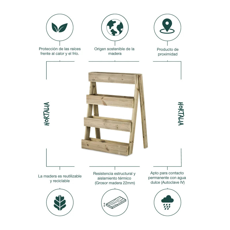 Jardinera vertical Stand Line Island KD 4B