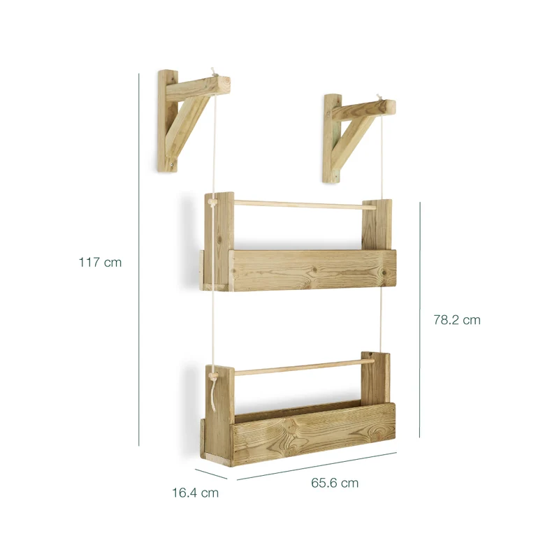 Jardinera colgante Big Woody 2B