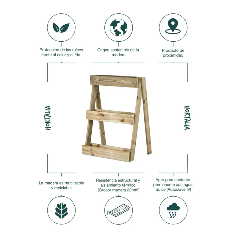Jardinera vertical Stand Line Island 3B