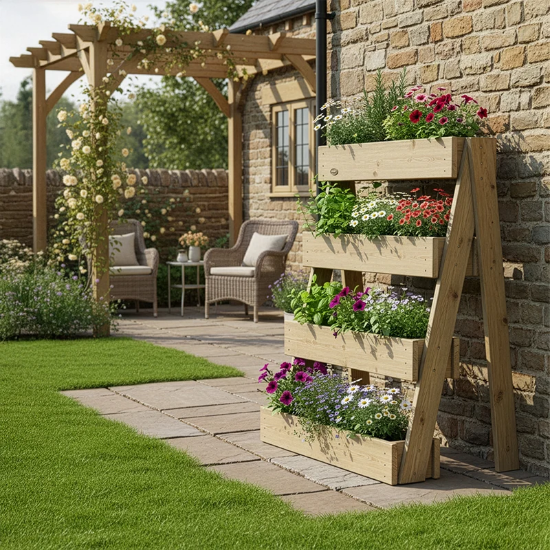 Jardinera vertical Stand Line Island 4B