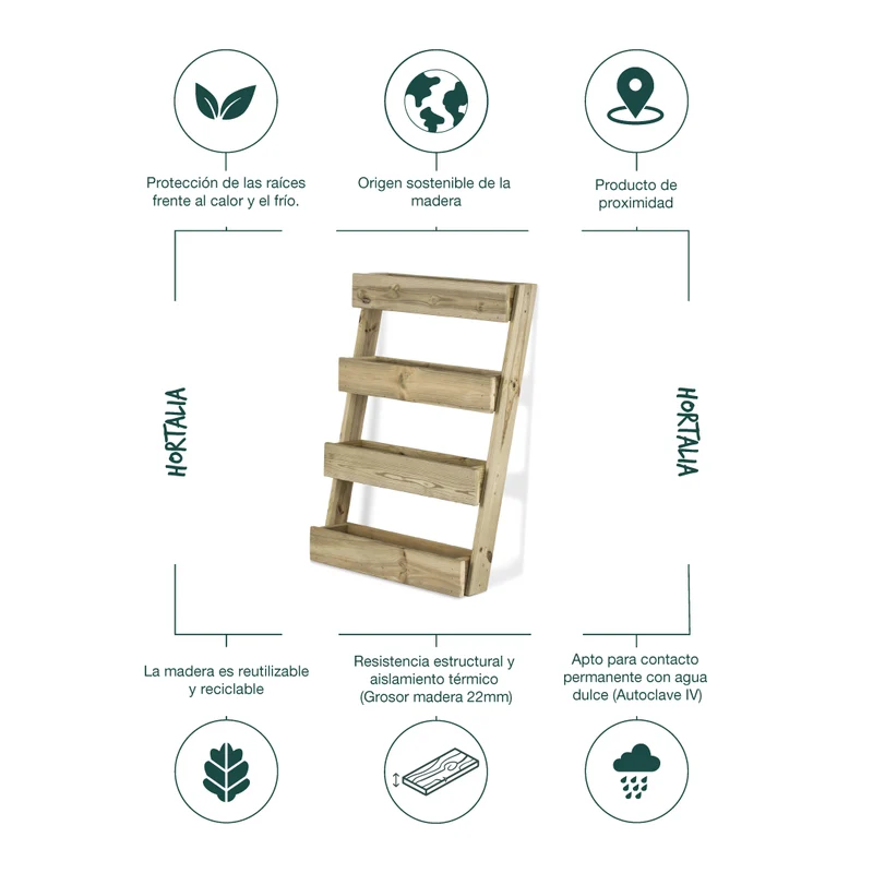Jardinera vertical Stand Line Floor 4B
