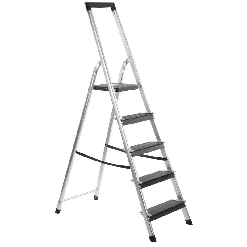 Escalo Escabeau en aluminium Power Step avec 5 marches 45.5x177x12 cm