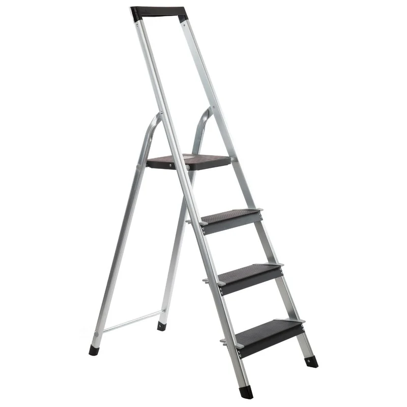Escalo Escabeau en aluminium Power Step avec 4 marches 43.5x156x12 cm