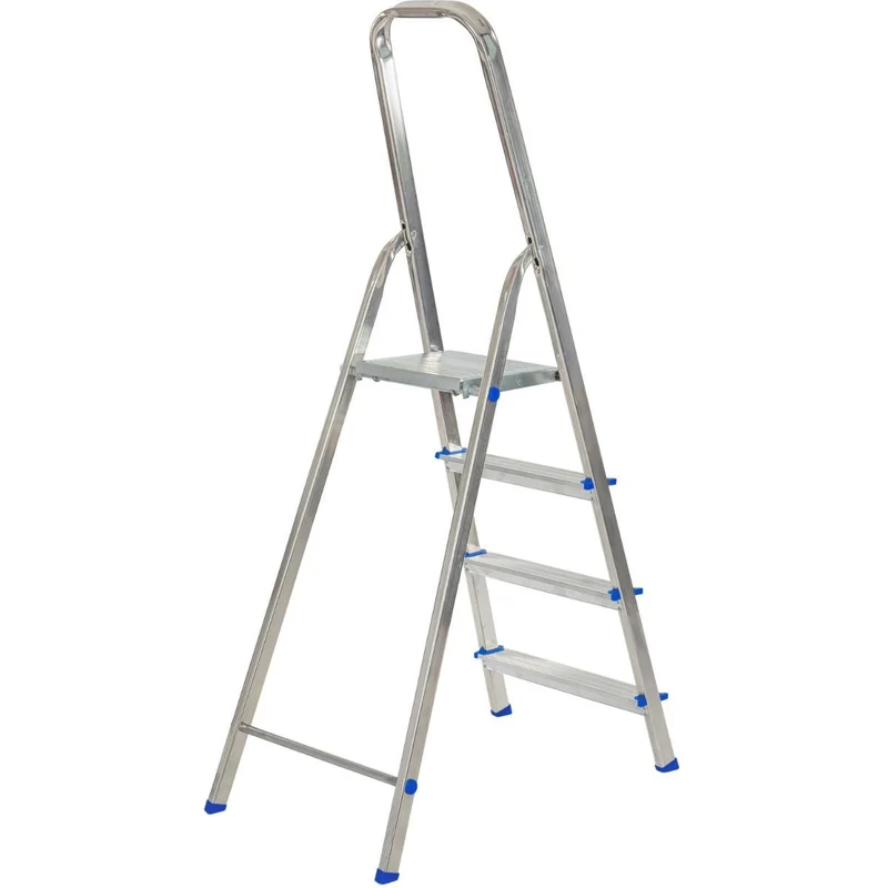 Escalo Escabeau en aluminium Easy Step avec 4 marches 44x153x11 cm